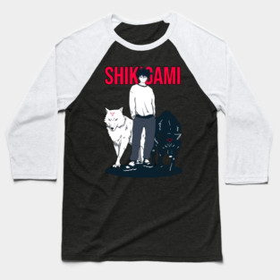 Megumi Fushiguro Shikigami| Jujutsu Kaisen Baseball T-Shirt