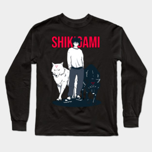 Megumi Fushiguro Shikigami| Jujutsu Kaisen Long Sleeve T-Shirt