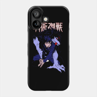 Jujutsu Kaisen Megumi Black Dog Summon Phone Case