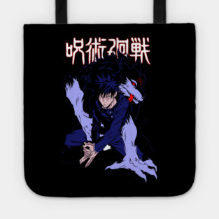 Jujutsu Kaisen Megumi Black Dog Summon Tote