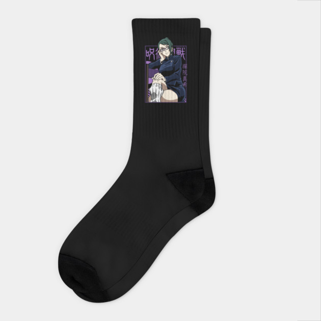 Maki Zenin - Jujutsu Kaisen Socks by Otaku Vibes