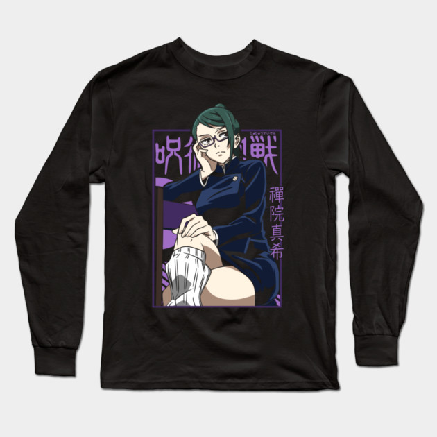 Maki Zenin - Jujutsu Kaisen Long Sleeve T-Shirt by Otaku Vibes