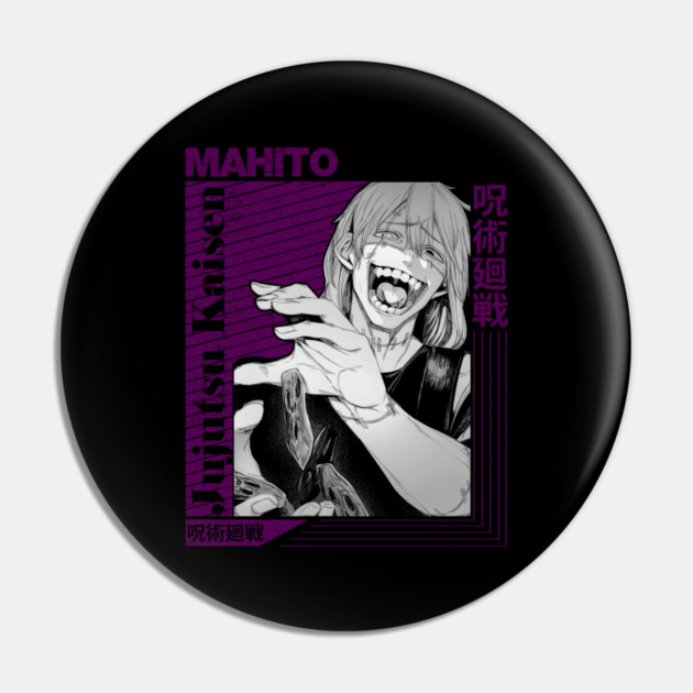 Jujutsu Kaisen Mahito Cursed Spirit Design Pin by Otaku Vibes