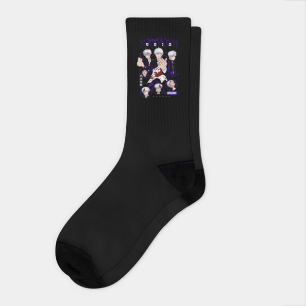 Gojo - Jujutsu Kaisen Art Socks by Otaku Vibes