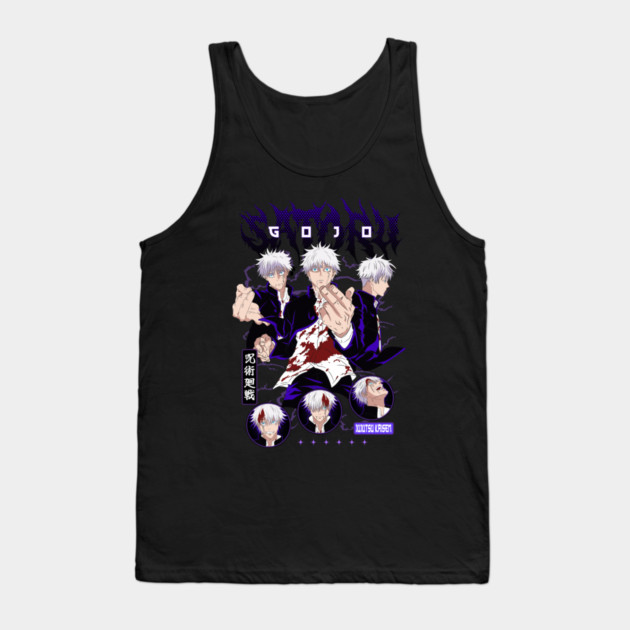 Gojo - Jujutsu Kaisen Art Tank Top by Otaku Vibes