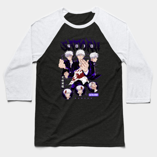 Gojo - Jujutsu Kaisen Art Baseball T-Shirt by Otaku Vibes