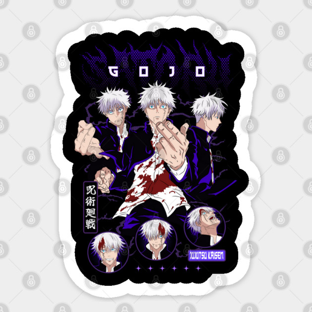 Gojo - Jujutsu Kaisen Art Sticker by Otaku Vibes
