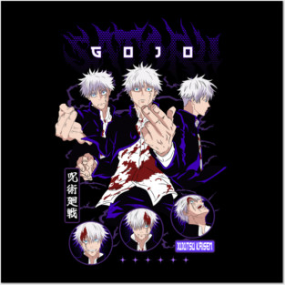 Gojo - Jujutsu Kaisen Art Posters and Art