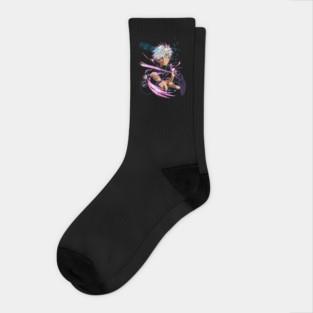 Gojo Hollow Purple Attack - Jujutsu Kaisen Socks