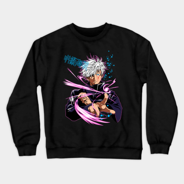 Gojo Hollow Purple Attack - Jujutsu Kaisen Crewneck Sweatshirt by Otaku Vibes