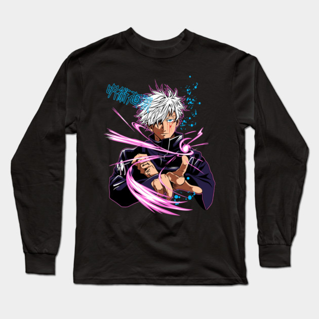 Gojo Hollow Purple Attack - Jujutsu Kaisen Long Sleeve T-Shirt by Otaku Vibes