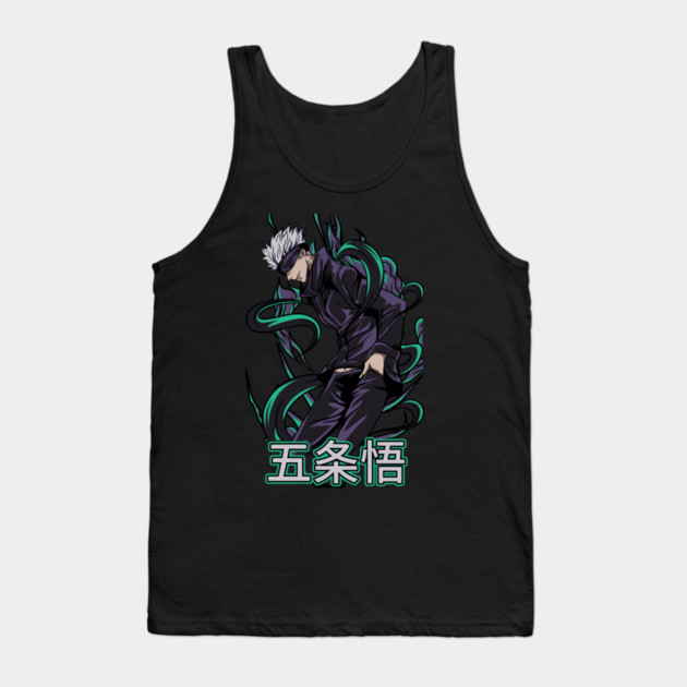 Jujutsu Kaisen Gojo Power Surge Design Tank Top by Otaku Vibes