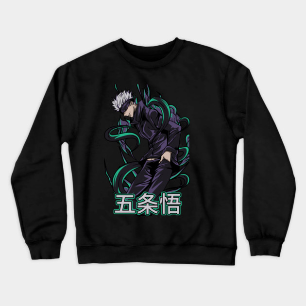 Jujutsu Kaisen Gojo Power Surge Design Crewneck Sweatshirt by Otaku Vibes