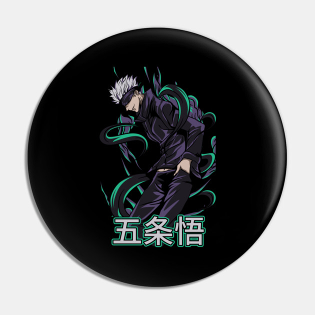 Jujutsu Kaisen Gojo Power Surge Design Pin by Otaku Vibes