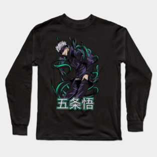 Jujutsu Kaisen Gojo Power Surge Design Long Sleeve T-Shirt