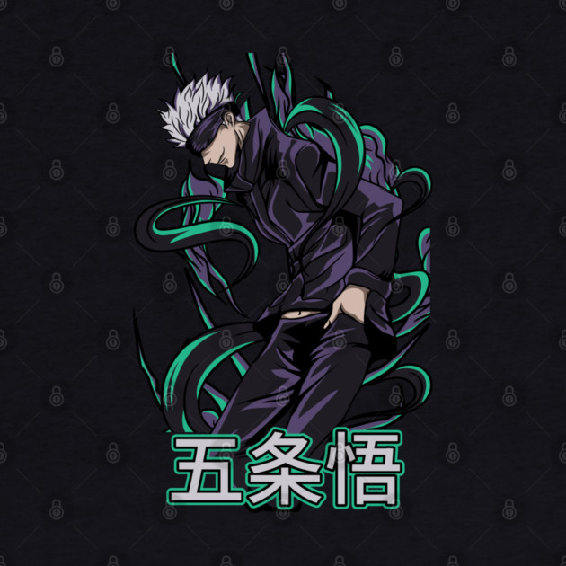 Jujutsu Kaisen Gojo Power Surge Design by Otaku Vibes