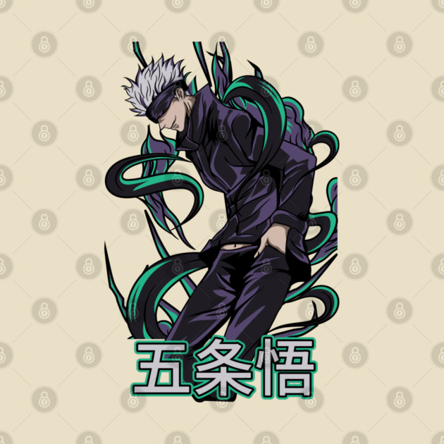 Jujutsu Kaisen Gojo Power Surge Design by Otaku Vibes