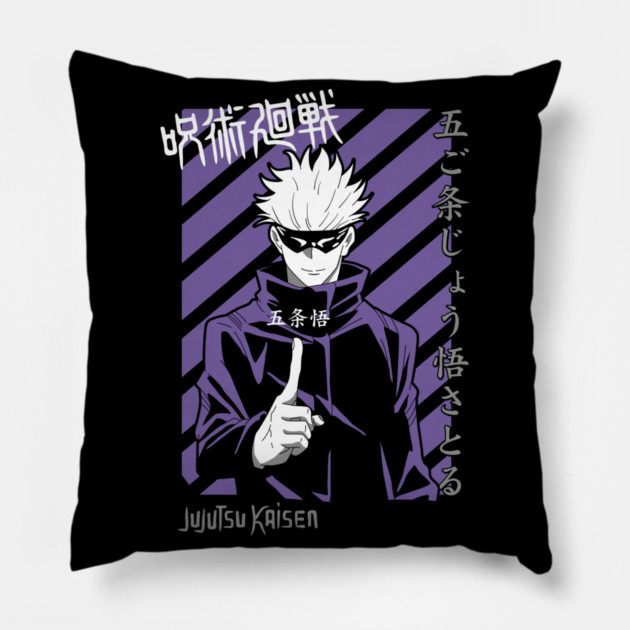 Jujutsu Kaisen Gojo Cool Modern Style Pillow by Otaku Vibes