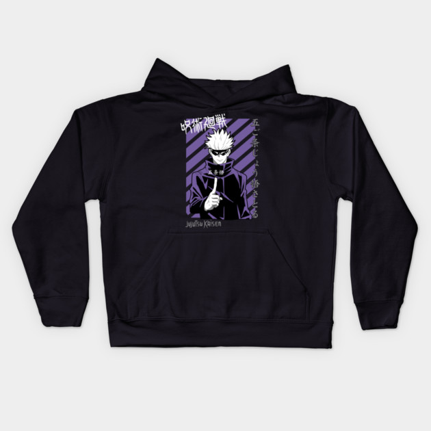Jujutsu Kaisen Gojo Cool Modern Style Kids Hoodie by Otaku Vibes