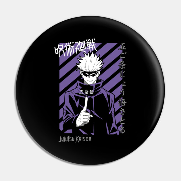 Jujutsu Kaisen Gojo Cool Modern Style Pin by Otaku Vibes