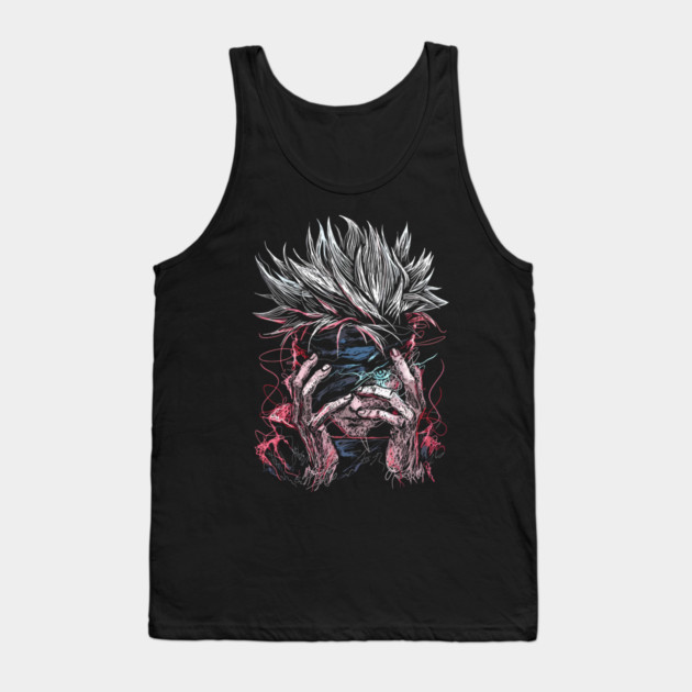 Gojo Satoru - Jujutsu Kaisen Cool Design Tank Top by Otaku Vibes