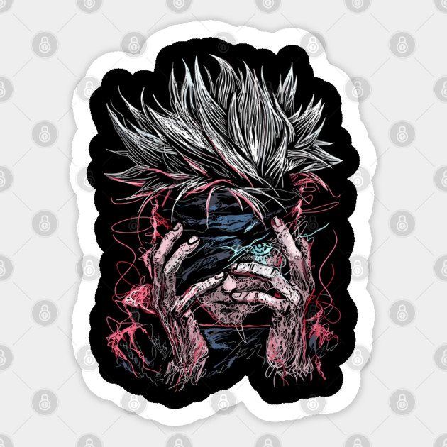 Gojo Satoru - Jujutsu Kaisen Cool Design Sticker by Otaku Vibes