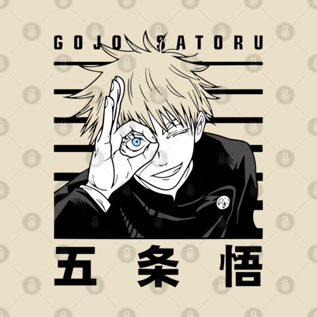 Gojo with Six Eyes Exposed - Jujutsu Kaisen by Otaku Vibes