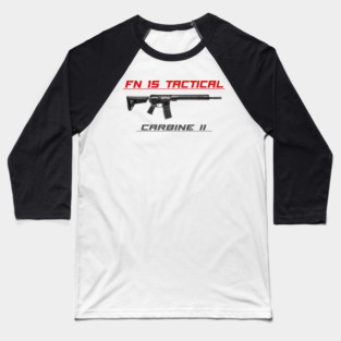 FN 15 Tactical Carbine 2 Rifle Baseball T-Shirt