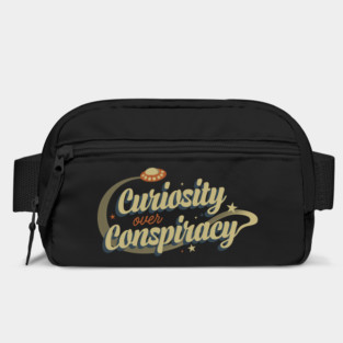 Curiosity Over Conspiracy Funny Design Bag
