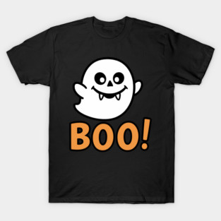 Vampire Ghost BOO Cute Spooky Halloween T-Shirt