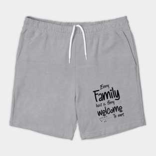 Every Family Has A Story, Welcome To Ours, Typography Shorts