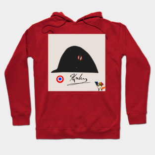 Chapeau Bicorne, Signature de Napoléon et Cocardes Françaises🇫🇷 Hoodie