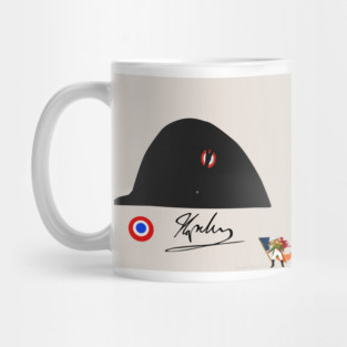 Chapeau Bicorne, Signature de Napoléon et Cocardes Françaises🇫🇷 Mug
