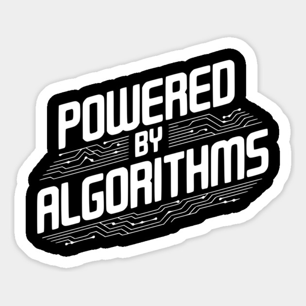 Powered by Algorithms Magnet by Frank Ring