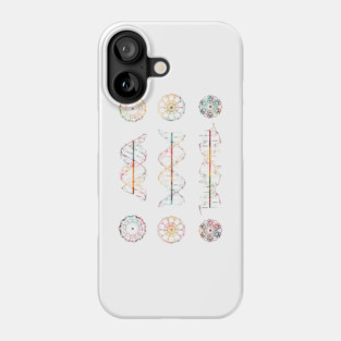 A-,B-, and Z-DNA Phone Case