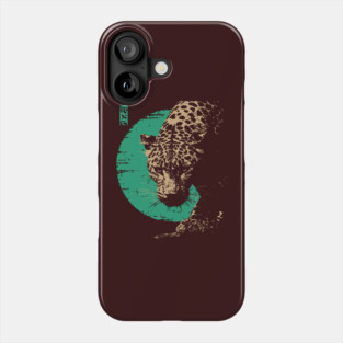 Retro Lynx Art - Japanese Style Wild Cat Phone Case