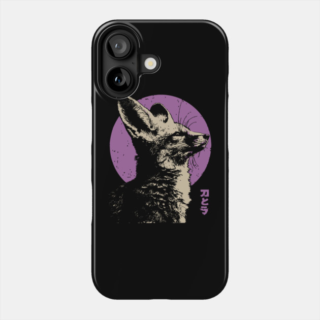 Mystical Fox - Japanese Vaporwave Kitsune Phone Case by TuncGK