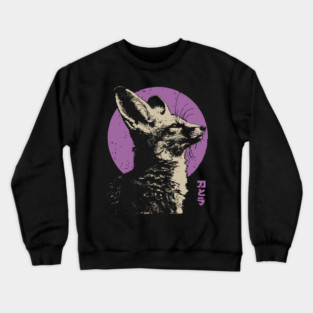 Mystical Fox - Japanese Vaporwave Kitsune Crewneck Sweatshirt