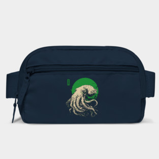 Emerald Octopus - Japanese Retro Sea Monster Bag