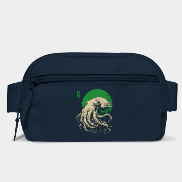 Emerald Octopus - Japanese Retro Sea Monster by TuncGK
