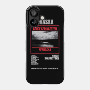 BRUCE SPRINGSTEEN - NEBRASKA || ALBUM TRACKLIST || Phone Case