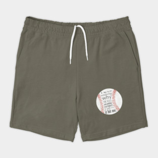 Funny Baseball Design Shorts