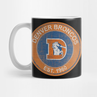 Denver Broncos Football Team Spirit Mug