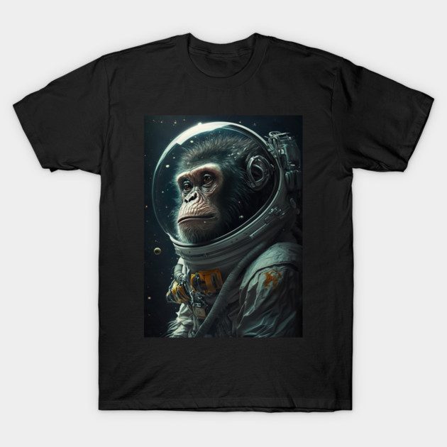 Space Monkey T-Shirt by Peacedog