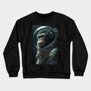 Space Monkey Crewneck Sweatshirt