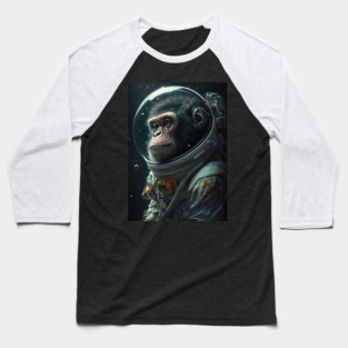 Space Monkey Baseball T-Shirt
