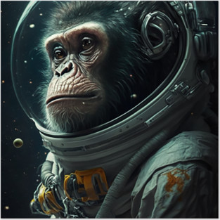 Space Monkey Posters and Art