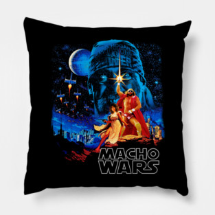 Macho Wars Pillow