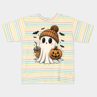 Cute Ghost Halloween Kids T-Shirt