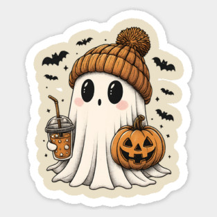 Cute Ghost Halloween Magnet
